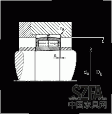 圓柱滾子軸承 F-800485.ZL-K-C5, 特殊軸承，浮動(dòng)軸承，雙列，錐孔，錐度1:12，可分離，帶保持架